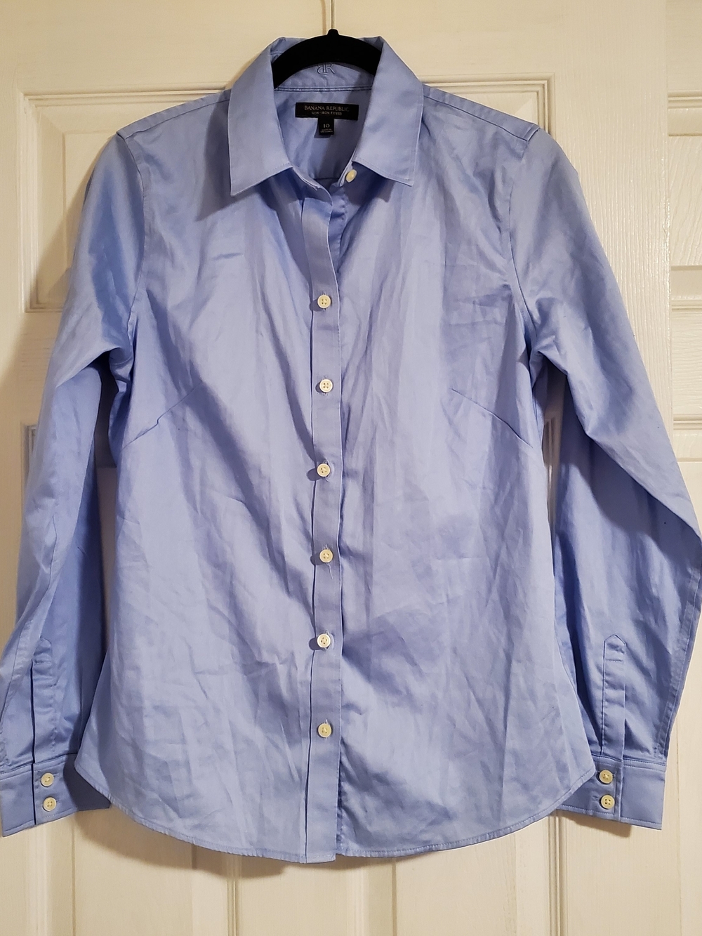 Banana Republic Light Blue Women's Button-Down Blouse